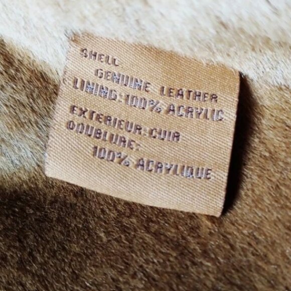 UGG Suede/Fur Poncho Cape Shawl Size S/M - Picture 8 of 8